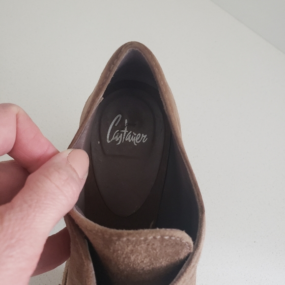 Castaner suede ankle booties with wooden sole & heel size 39 EU (made in Spain) - Picture 5 of 7